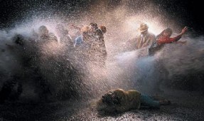 Bill Viola, Tempest (study for the raft), 2005