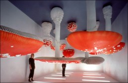 Carsten Höller, Upside Down Mushroom Room, 2000 , exhibited at Fondazione Prada Milan
