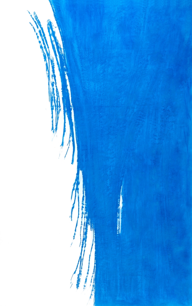 Sem título, 2013 | Pastel sobre papel | 240 x 153 cm. Exposição 'Para além de ... " de Teresa Gonçalves Lobo na Travessa da Ermida. Cortesia da artista.